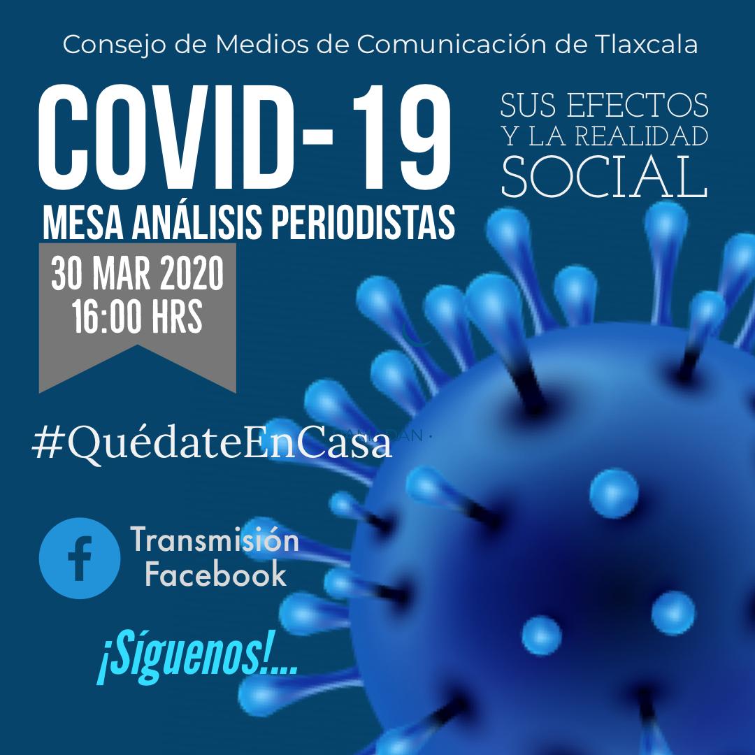 Medios de Comunicación de Tlaxcala realizará su Segunda Mesa de Análisis.