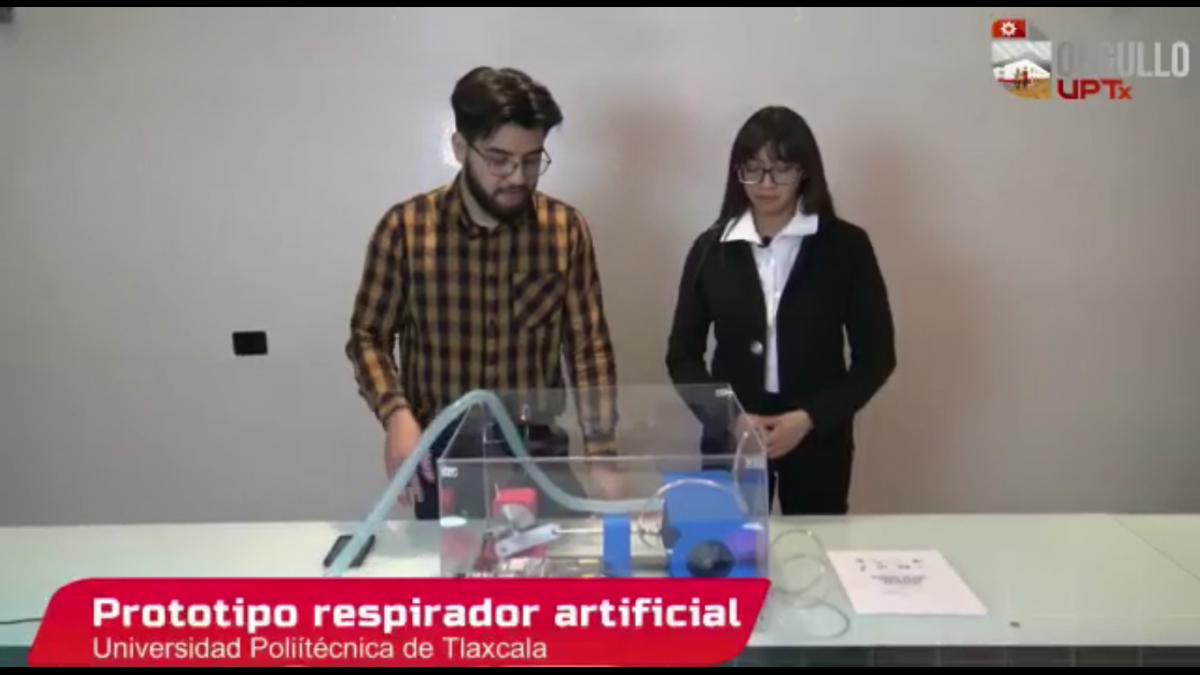 Desarrollan alumnos de la Uptx respiradores artificiales; podrían servir para enfermos de Covid