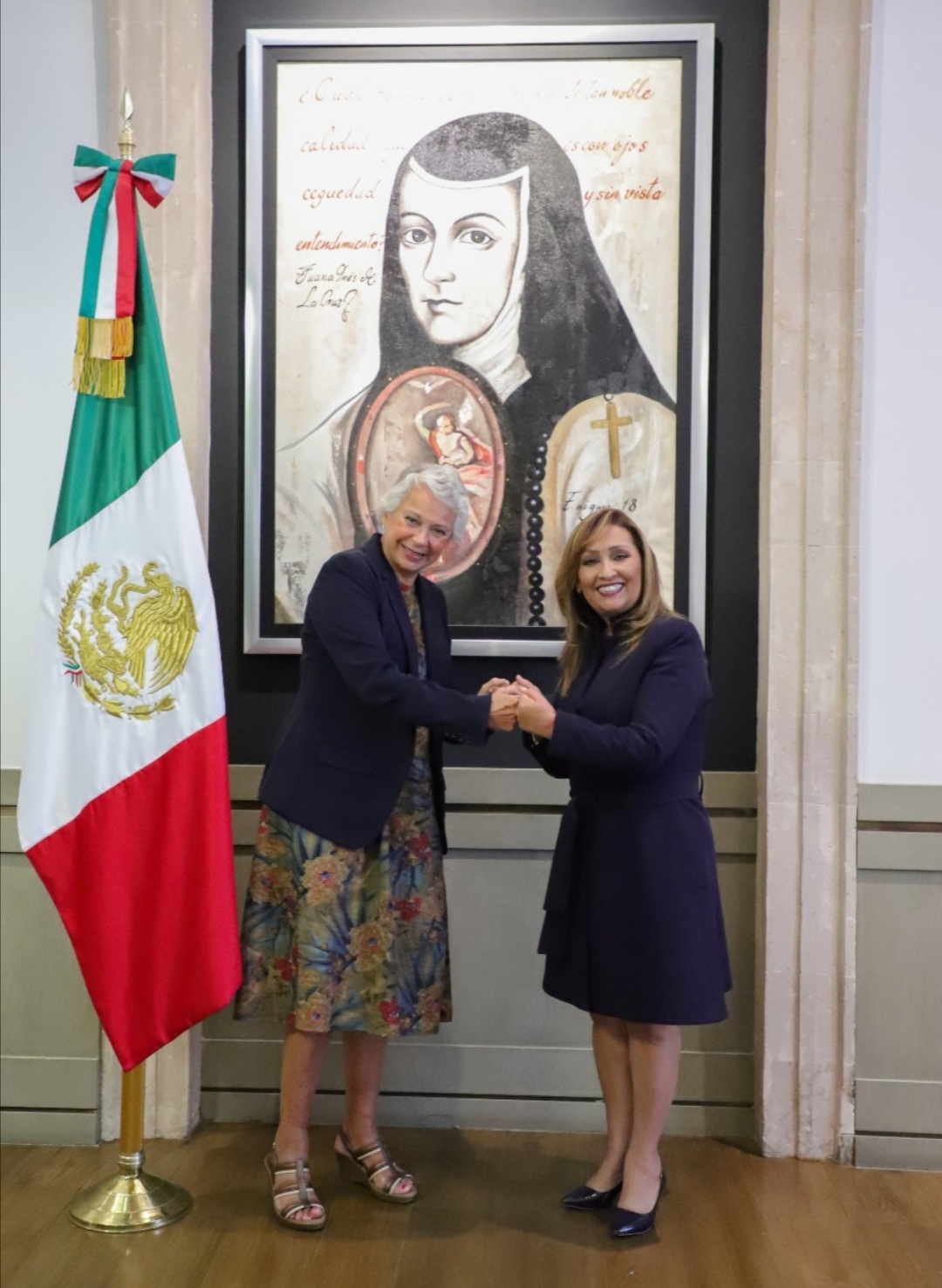 Impulsarán Olga Sánchez y Lorena Cuéllar líneas de acción para garantizar  gobernabilidad