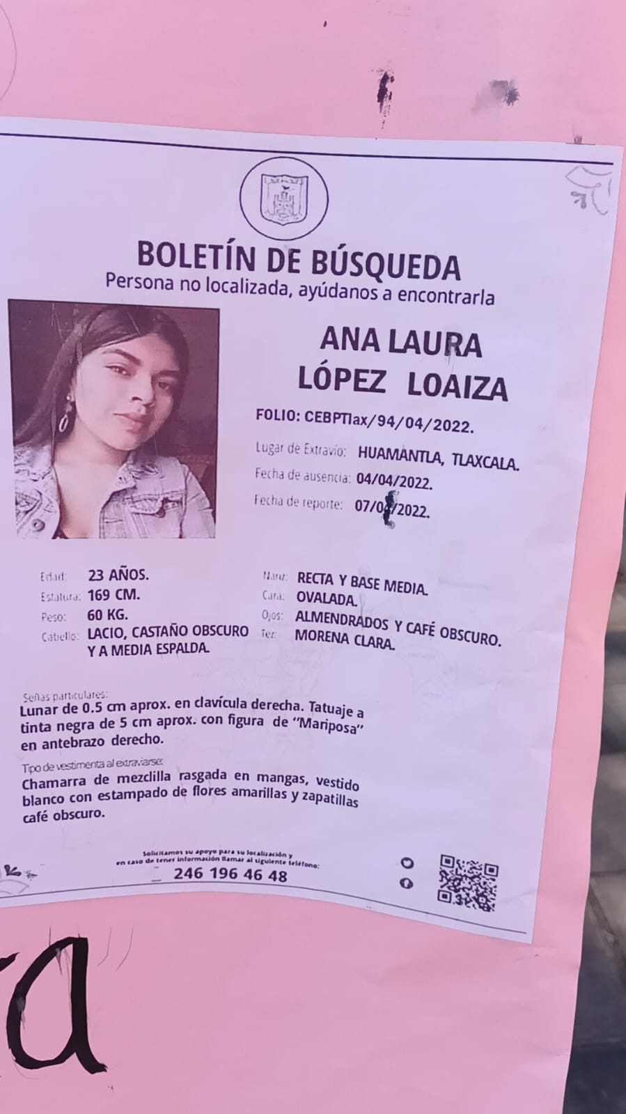 Falleció Carlos “N” de 31 años el presunto implicado en la desaparición de Ana Laura desaparecida, el pasado 4 de abril en el municipio de Huamantla.