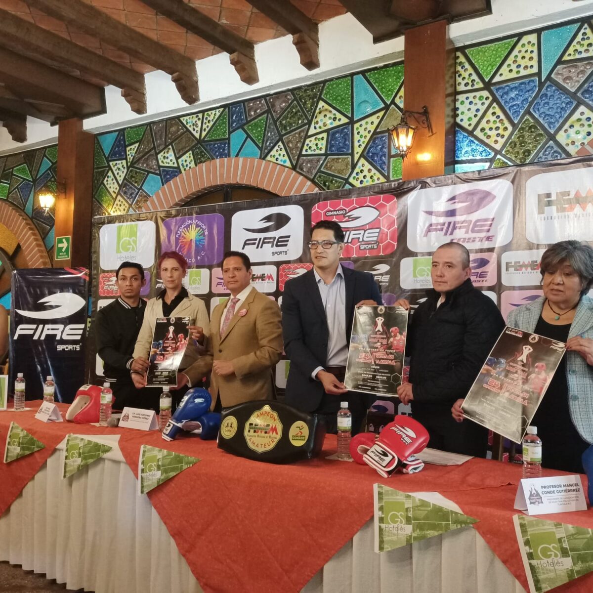 Presentaron la convocatoria del “Tercer Campeonato Abierto de Muay Thai” que se realizará en Tlaxcala.