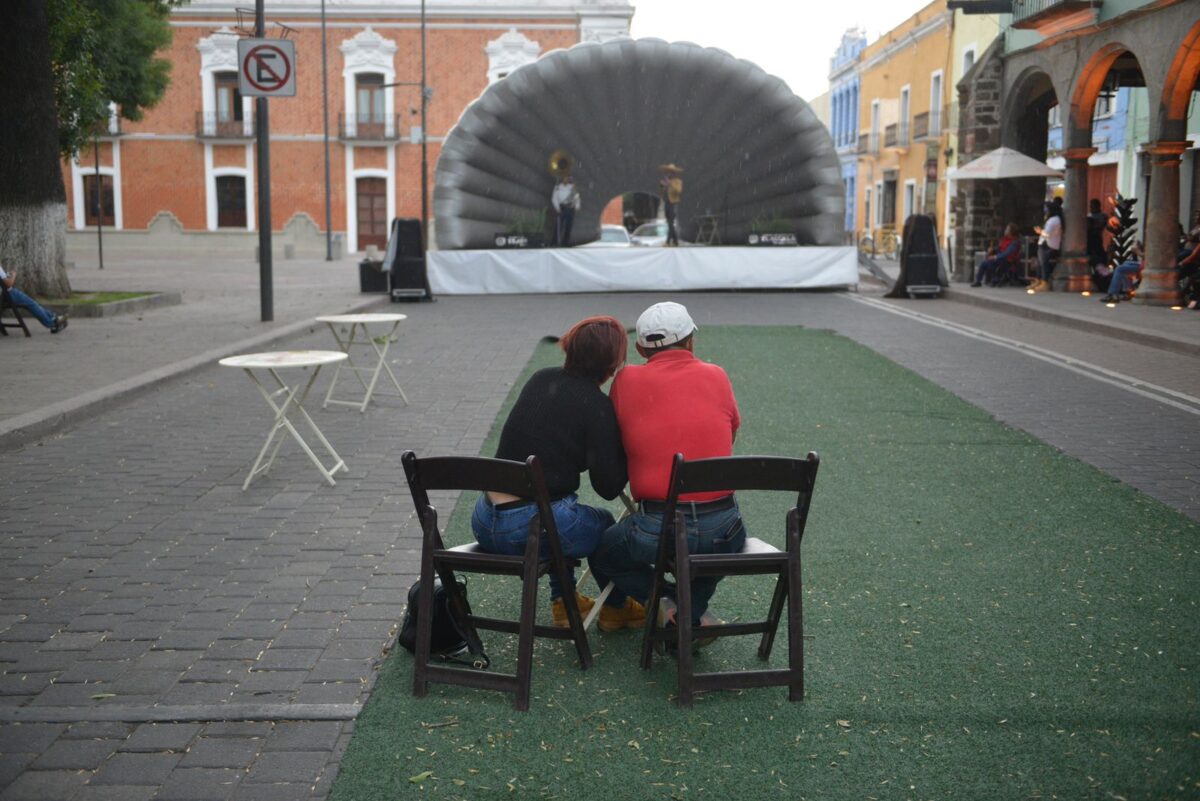 “Disfruta tu Centro Histórico” en el que a pesar de la llovizna asistieron