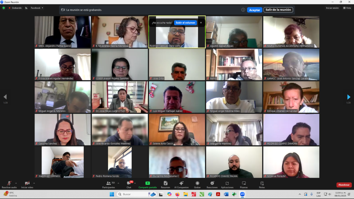 Inicia la UATx su Jornada de formación y actualización docente, primavera 2025