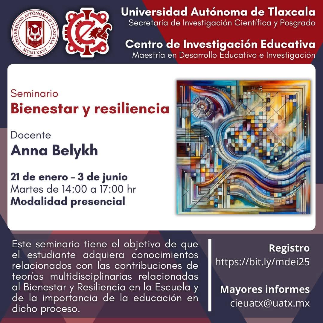 Convoca la UATx al seminario “Bienestar y resiliencia”
