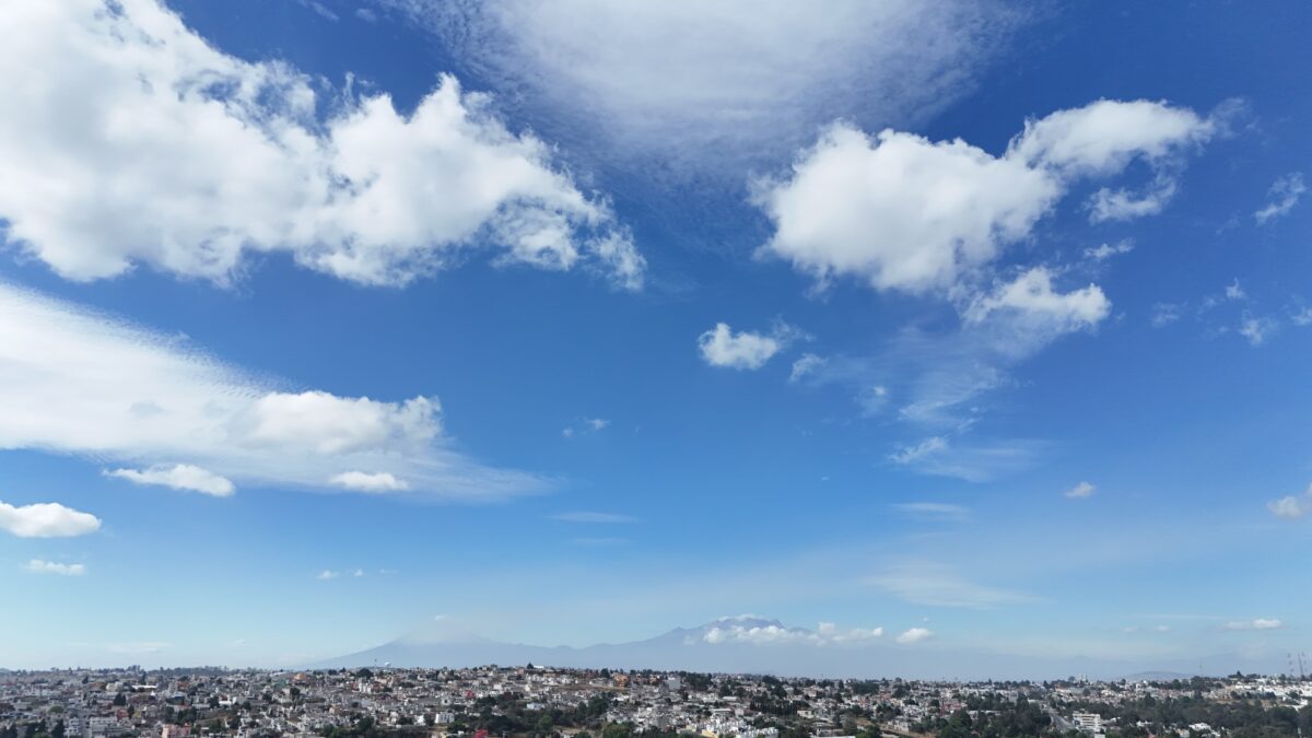 Vista desde la ciudad de Santa Ana Chiautempan