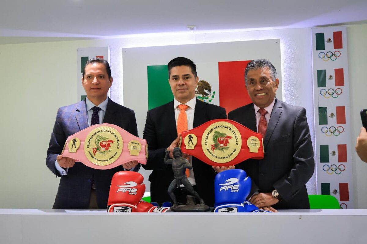 ENTREGA FIRE SPORTS CINTURONES A LA FEDERACIÓN MEXICANA DE BOXEO