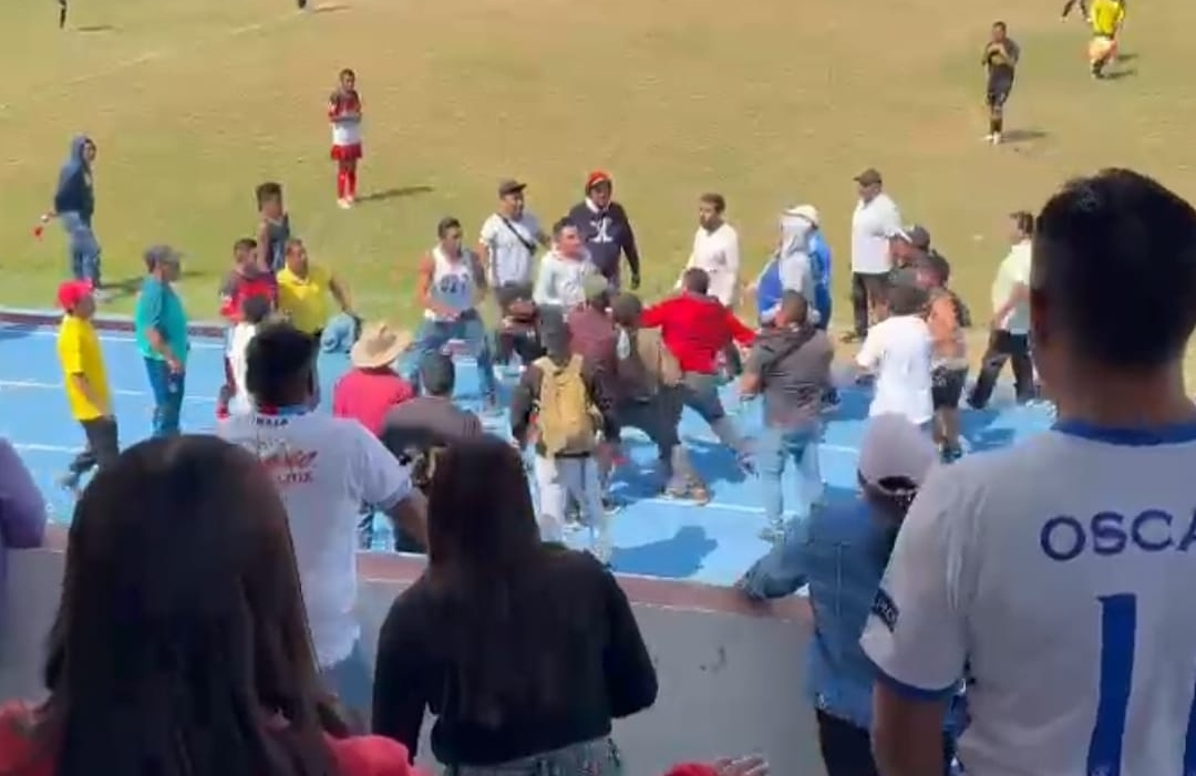 Violencia en la Liga Tlaxcala: Disparan arma de fuego en partido de fútbol en Nopalucan