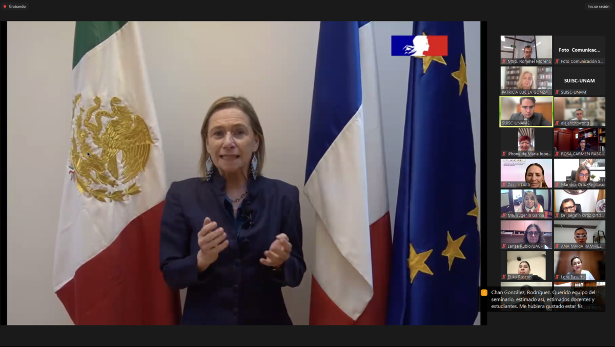 Colabora UATx con la Embajada de Francia en  diplomado para atender la violencia contra la mujer