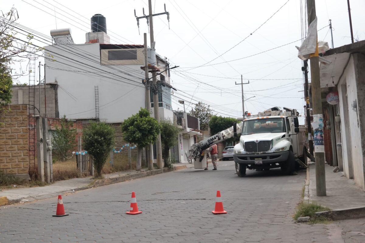 Pobladores de la comunidad de San Gabriel Cuautla, Tlaxcala, reportaron que en la calle Juárez, de esa comunidad,