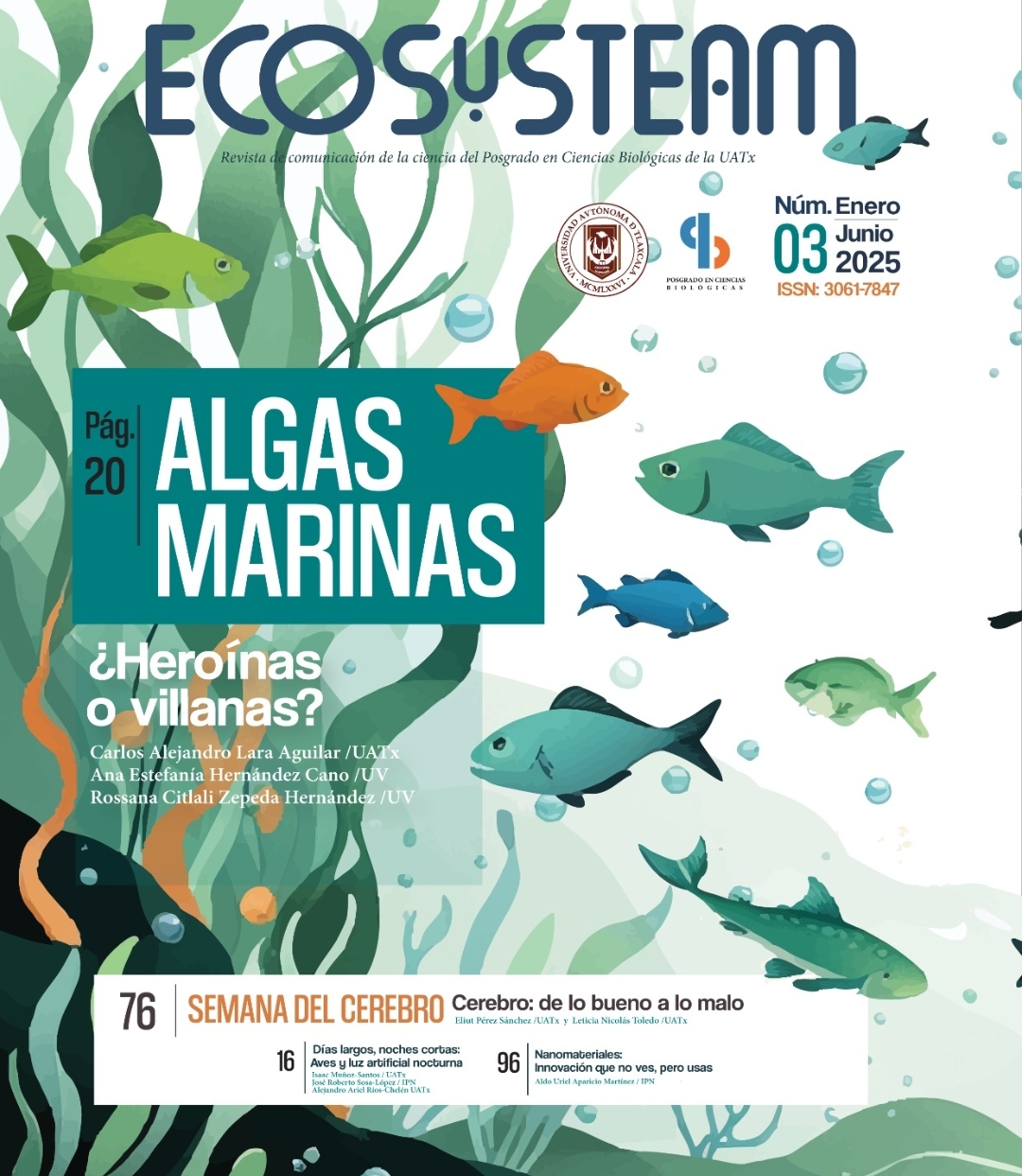 Publica CTBC-UATx nuevo ejemplar de            ü Presenta artículos de divulgación sobre temas actuales