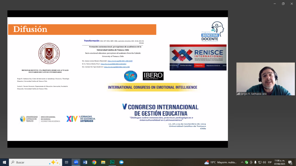 Con la conferencia sobre “Programa de Bienestar Docente”,     avanza la Jornada de Formación y Profesionalización de la UATx