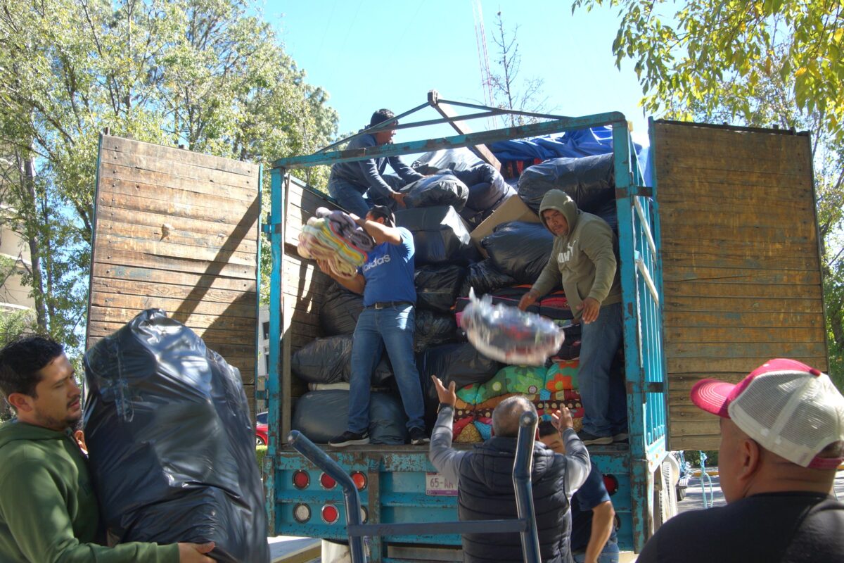 La comunidad UATx muestra su solidaridad con  damnificados de Huauchinango tras el huracán Priscila