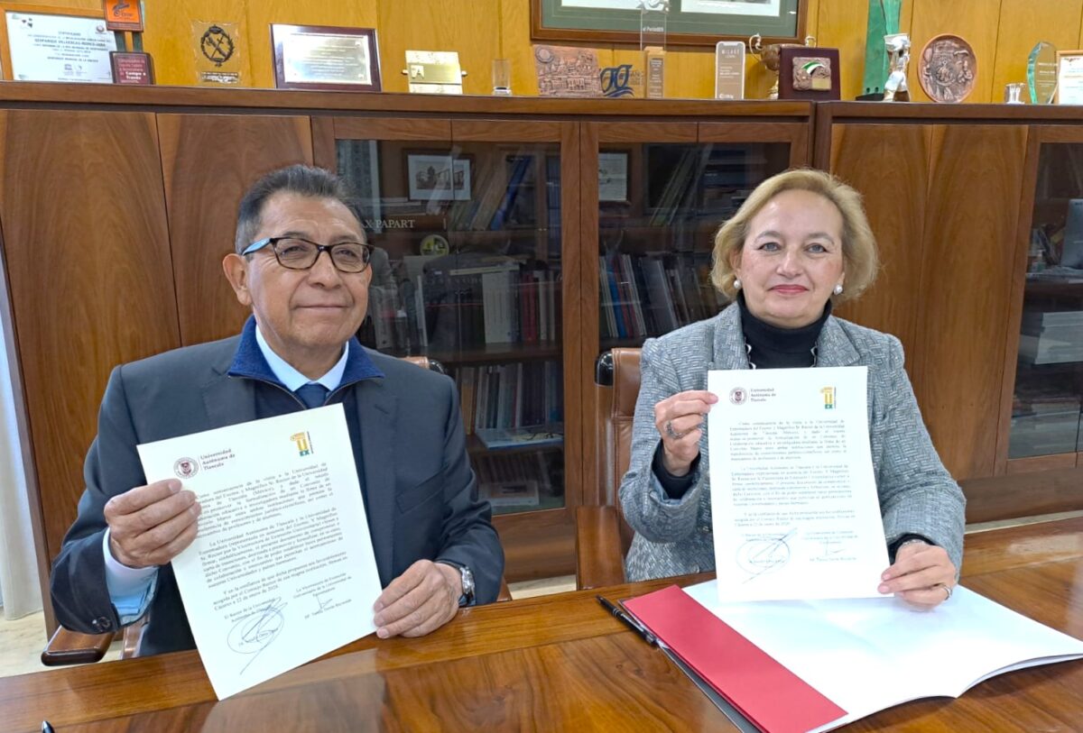 UATx y Universidad de Extremadura, España,  consolidan vínculos internacionales