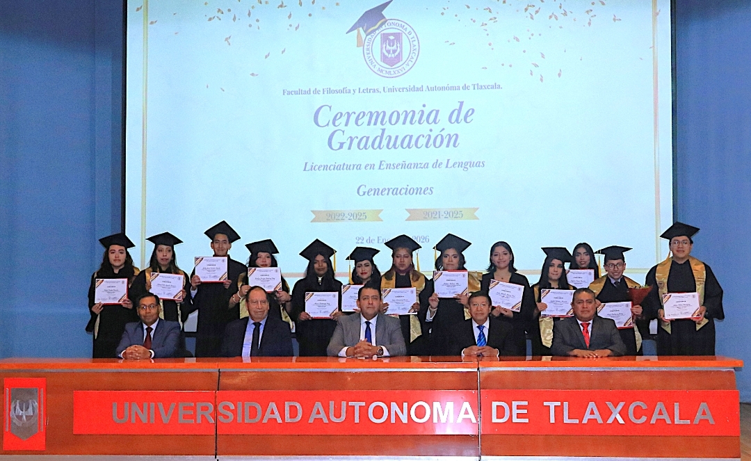 La UATx celebra la graduación nuevos profesionistas en Enseñanza de Lenguas