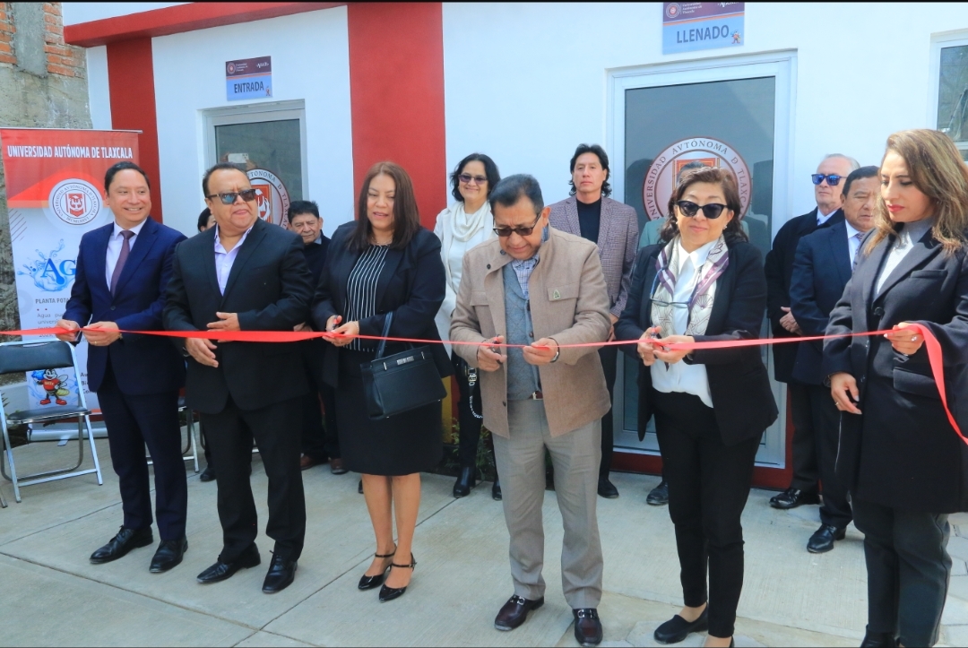Inauguró Rector planta potabilizadora UATx en Tepehitec