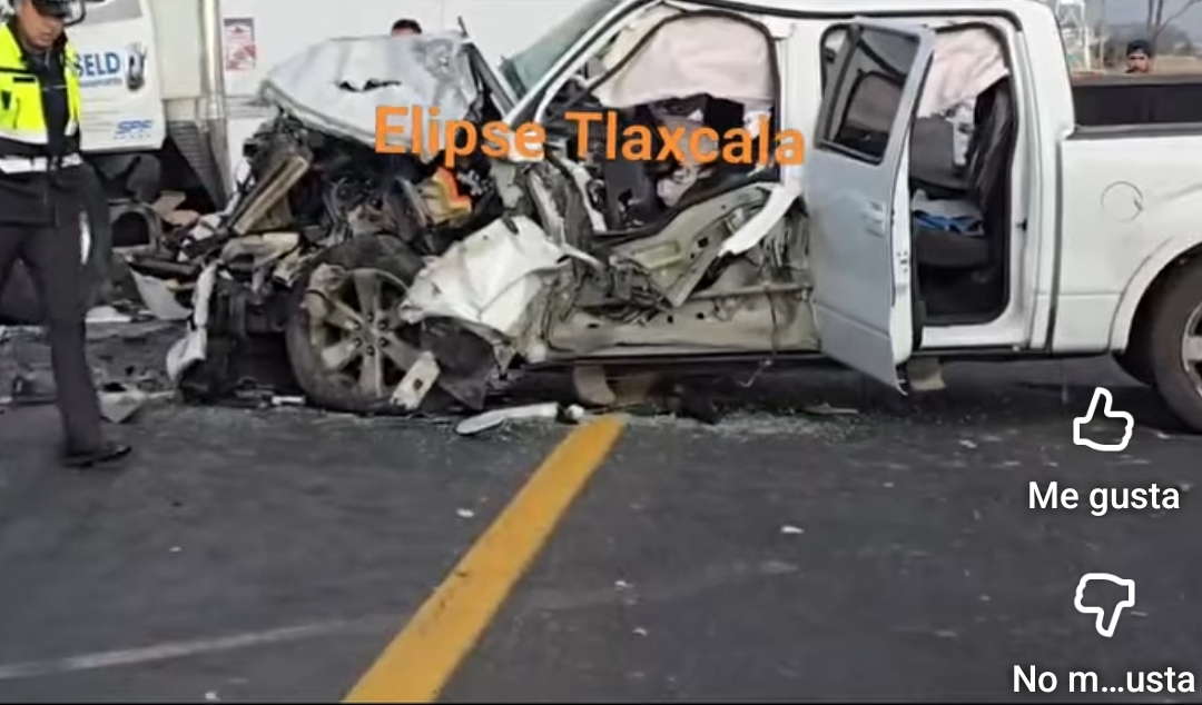 ¡Caos sobre caos! Choque múltiple deja cuatro lesionados y colapsa la México-Veracruz en Calpulalpan