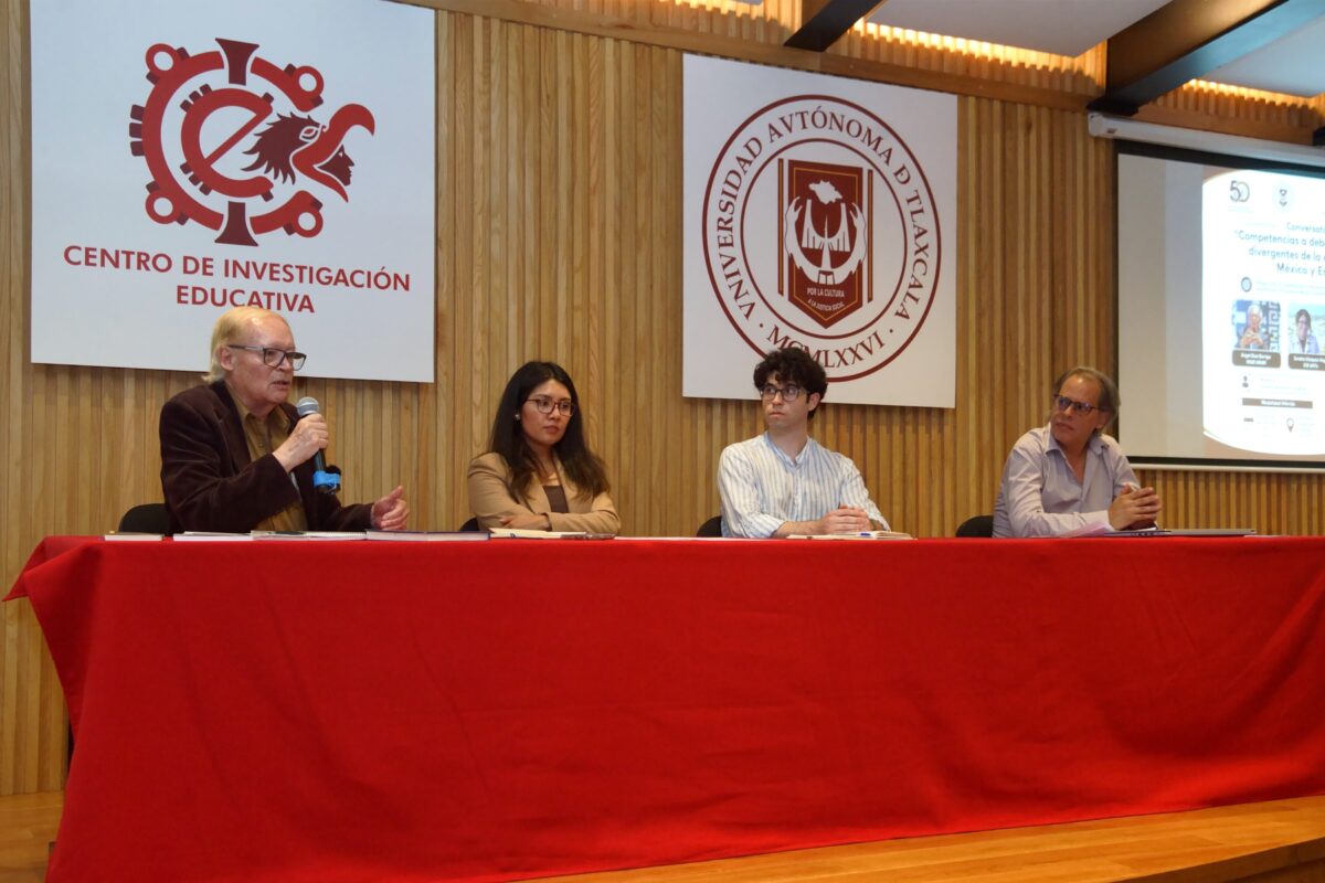 El CIE-UATx fue sede del conversatorio “Competencias a debate:  Trayectorias divergentes de la educación en México y España