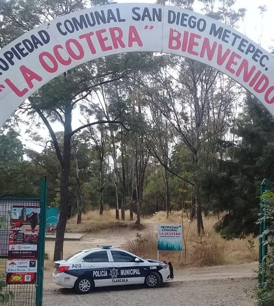 Refuerzan seguridad en Parque “La Ocotera” de Metepec