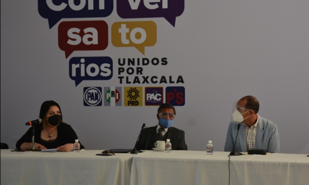Gran participación en el primer tema del conversatorio denominado  organizado por la Coalición Unidos por Tlaxcala.