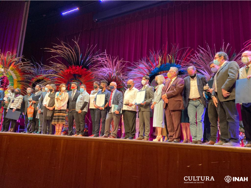 Entrega INAH el Premio Antonio García Cubas 2021 al Mejor Libro y Labor Editorial en el ámbito de la Antropología y la Historia