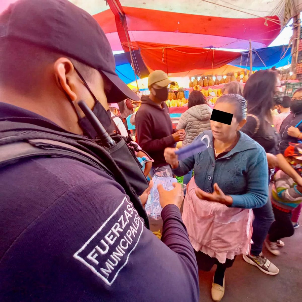 Fortalece bioseguridad Policía de Tlaxcala Capital 