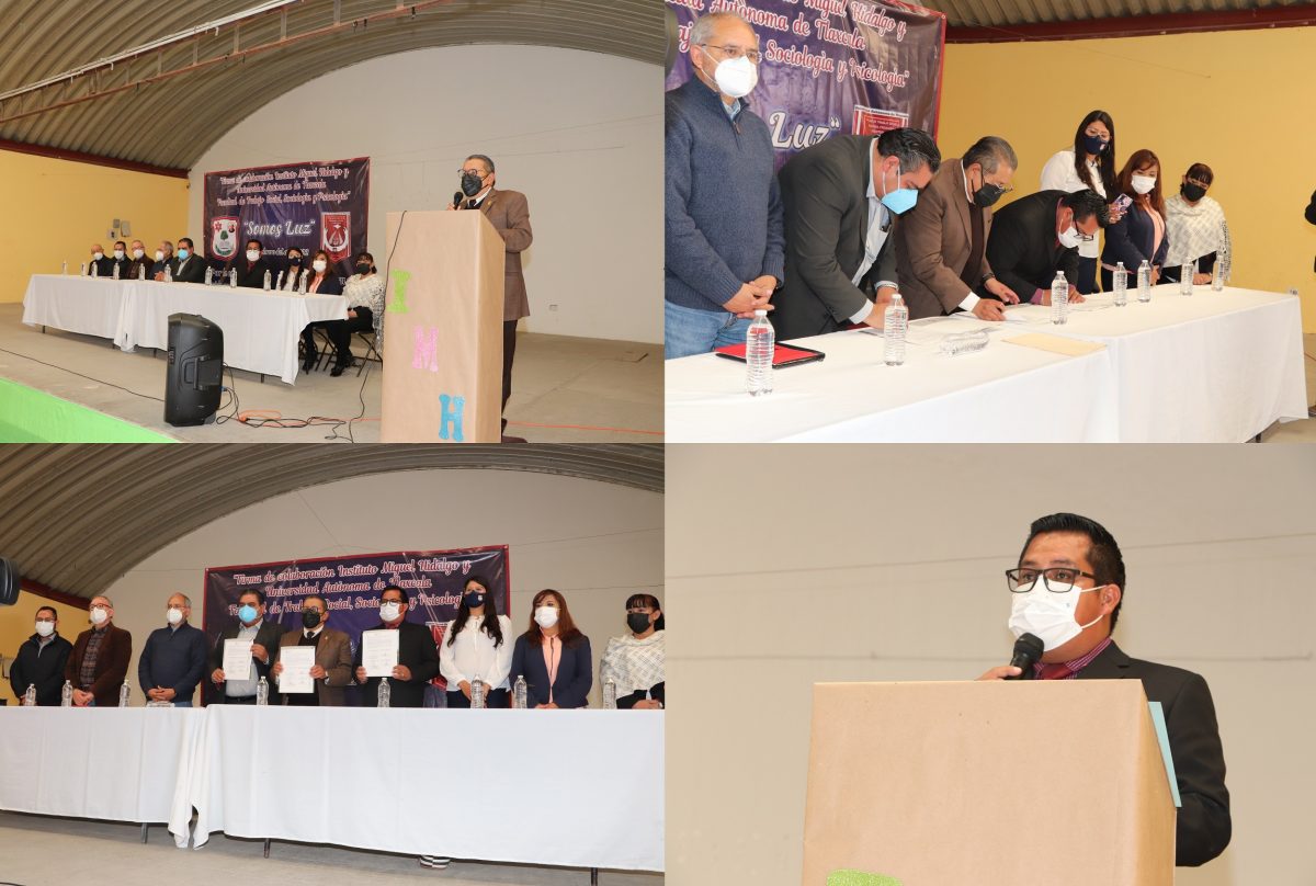 Signan convenio de colaboración UATx y fundación educativa de Cuapiaxtla