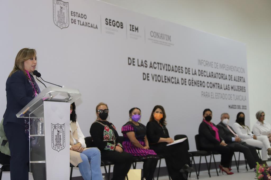 PRESENTÓ GOBIERNO DEL ESTADO INFORME DE ACTIVIDADES EN MATERIA DE ALERTA DE VIOLENCIA DE GÉNERO ANTE LA CONAVIM