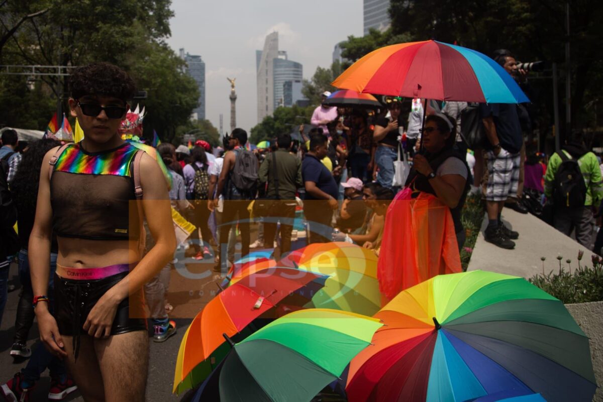 Miles de simpatizantes y miembros de la comunidad LGBT, asistieron este día a la 44 Marcha del Orgullo LGBT+