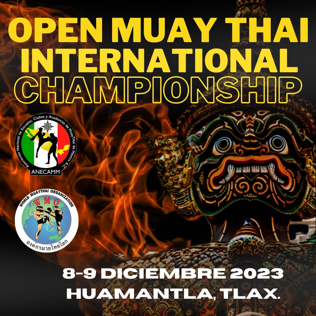 Se anuncia el Campeonato Abierto Internacional de Muay Thai 2023