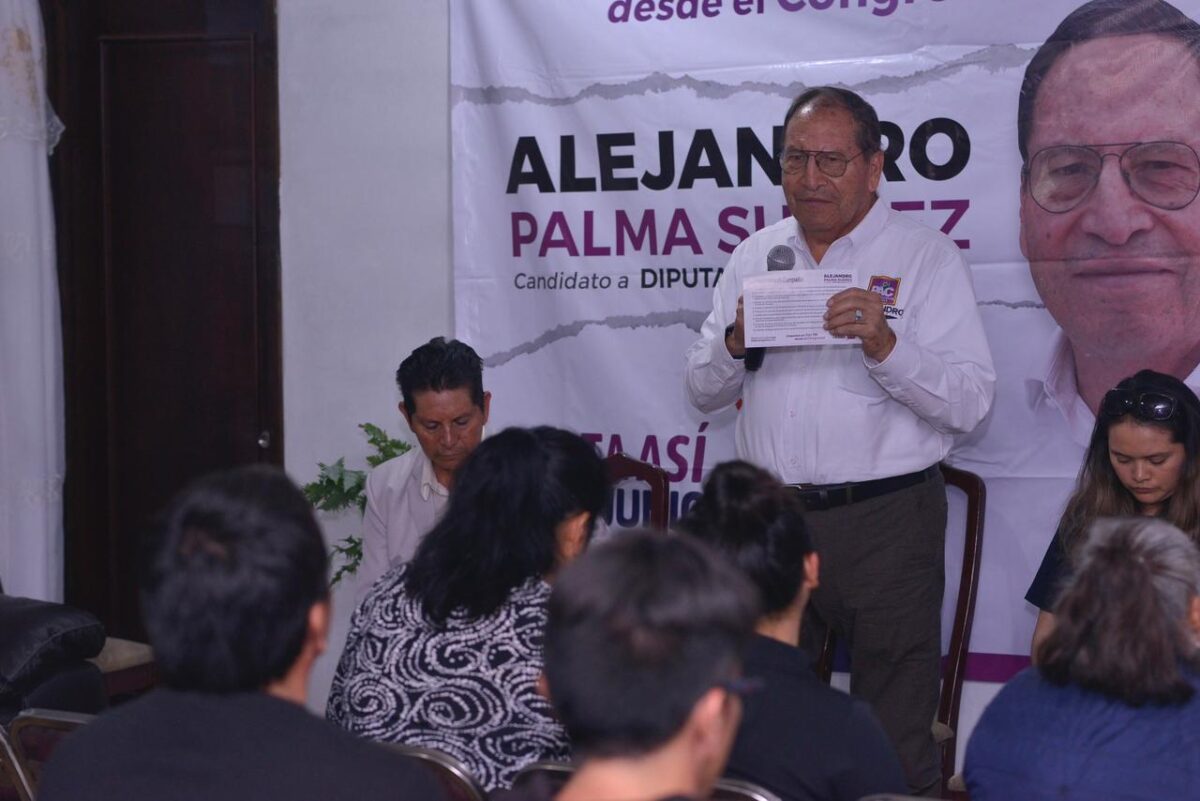 Avanza el Alejandro Palma, Candidato a Diputado Dtto 7, del PAC por las colonias de Tlaxcala  