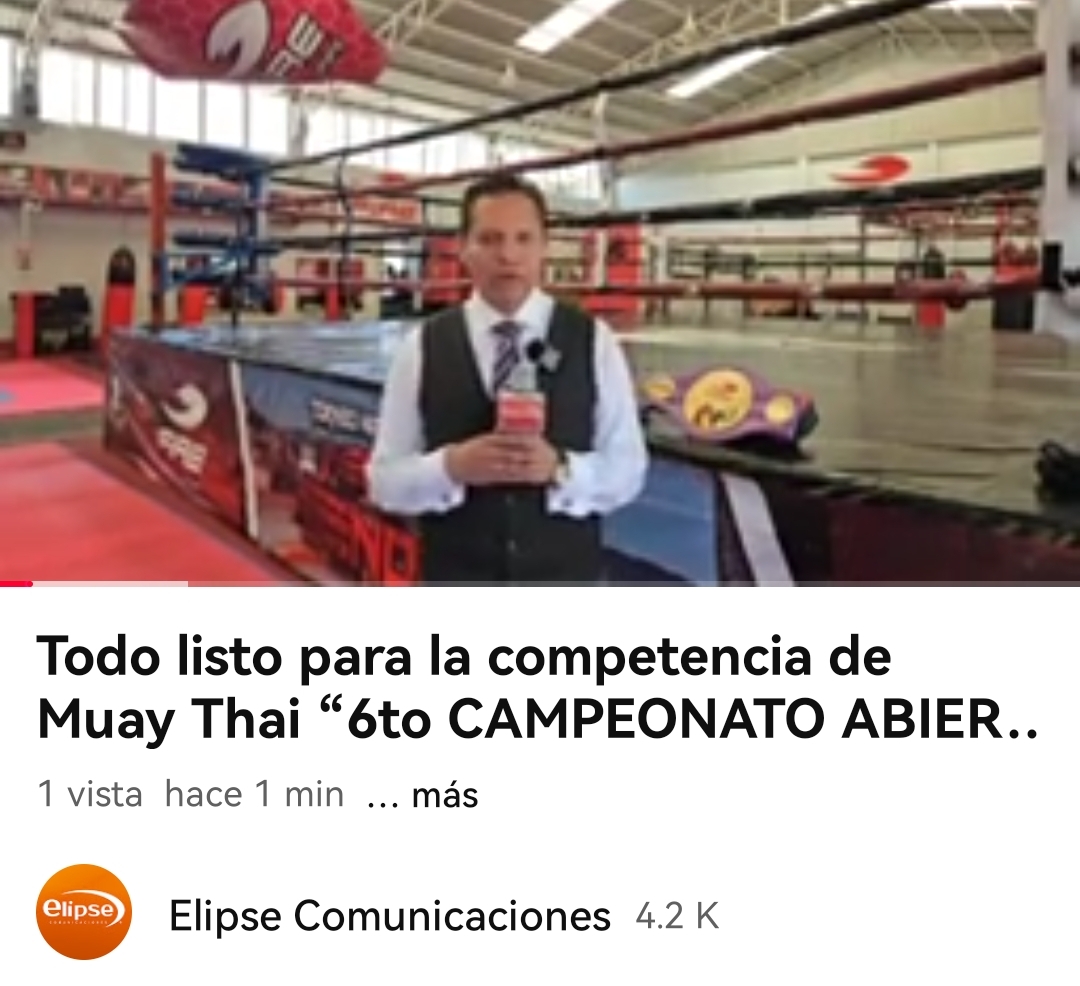 Todo listo para la competencia de Muay Thai “6to CAMPEONATO ABIERTO FIRE SPORTS 2025, UNA PRUEBA DE FUEGO”