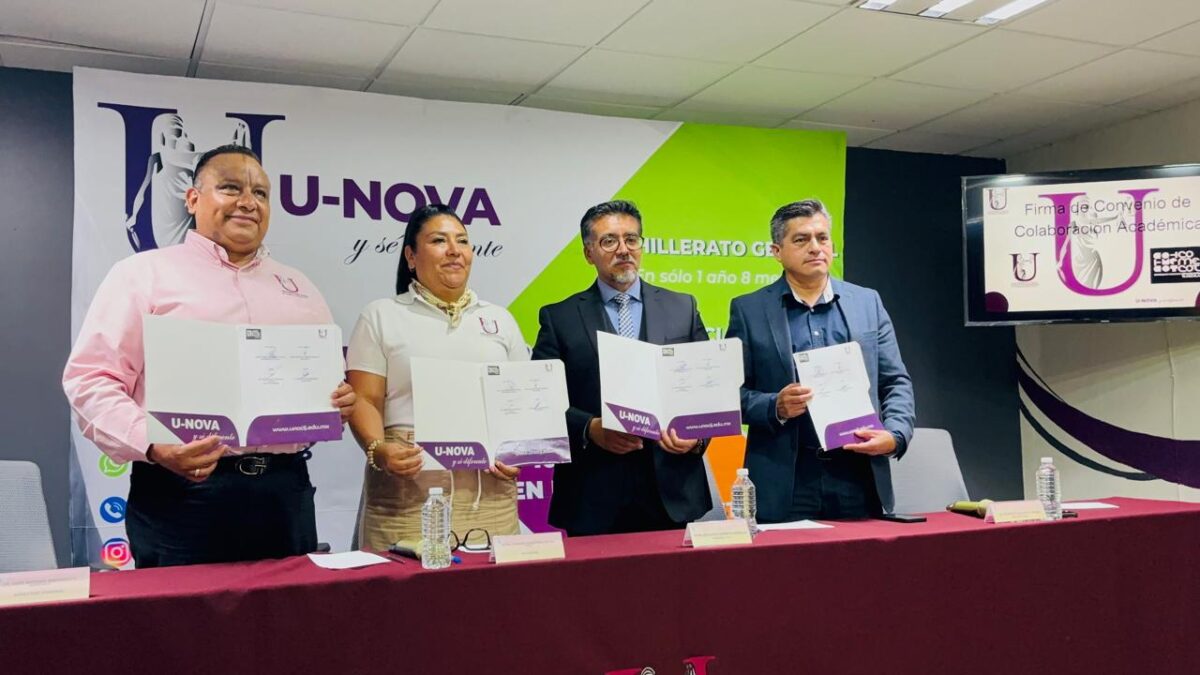 Firman convenio Comecot- U Nova para impulsar la profesionalización en medios de Tlaxcala.